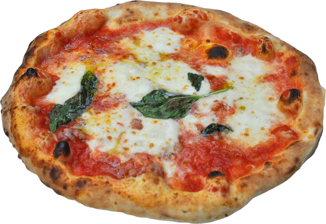 Margherita Pizza Baked Food Transparent PNG